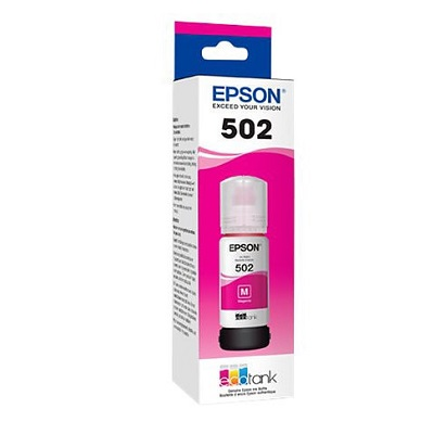 Epson 502 With Sensor - Magenta - original - ink tank - for EcoTank ET-2700, ET-2750, ET-3700, ET-3750, ET-4750 Expression ET-2700, ET-2750, ET-3700