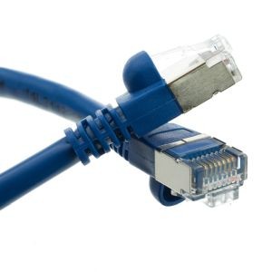 25FT BLUE SHIELDED CAT5E PATCH CABLE