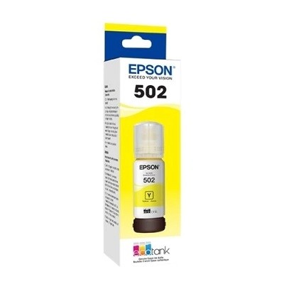 Epson 502 With Sensor - Yellow - original - ink tank - for EcoTank ET-2700, ET-2750, ET-3700, ET-3750, ET-4750 Expression ET-2700, ET-2750, ET-3700