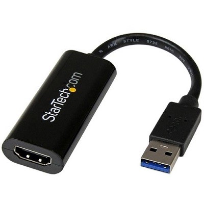 StarTech.com USB 3.0 to HDMI Adapter, 1080p Slim USB to HDMI Display Adapter Converter
