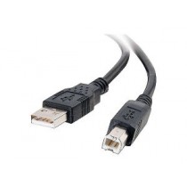 C2G 2m USB A to B Cable - Printer Cable - USB Cable - USB 2.0 - 6ft White 