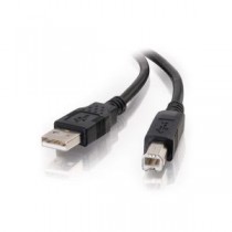 C2G USB Cable - Type A Male - Type B Male - 3m - White