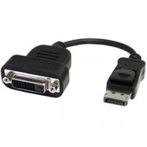 StarTech.com DisplayPort to DVI Active Adapter - DVI adapter - dual link -DisplayPort (M) - DVI-D (F) - 8in ( DisplayPort 1.1a ) - black