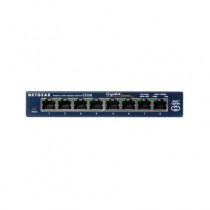 Netgear ProSafe GS108 Ethernet Switch - 8 Ports - 10/100/1000Base-T - 2 Layer Supported - Desktop, Wall Mountable - Lifetime Limited Warranty