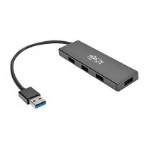 Tripp Lite 4-Port Portable Slim USB 3.0 Superspeed Hub w/ Built In Cable