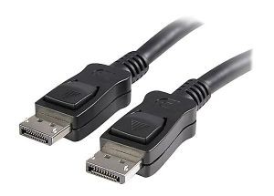 6 ft Certified DisplayPort 1.2 Cable M/M with Latches - DP 4k