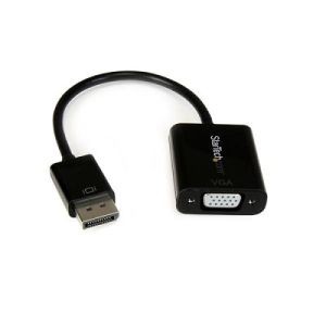StarTech.com DisplayPort 1.2 to VGA Adapter Converter -DP to VGA - Display adapter -DisplayPort (M) to HD-15 (VGA) (F) - 3.9 in - active black