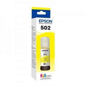 Epson 502 With Sensor - Yellow - original - ink tank - for EcoTank ET-2700, ET-2750, ET-3700, ET-3750, ET-4750 Expression ET-2700, ET-2750, ET-3700
