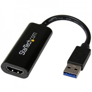 StarTech.com USB 3.0 to HDMI Adapter, 1080p Slim USB to HDMI Display Adapter Converter